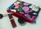 Padded Zipper Cosmetic Jewelry Pouch in Bright Floral Collage Print product 5